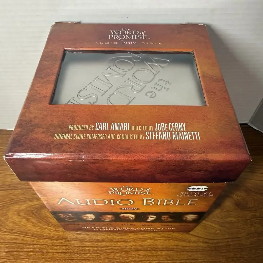 NKJV THE WORD OF PROMISE AUDIO CD BIBLE Thomas Nelson *Missing 1 Disc